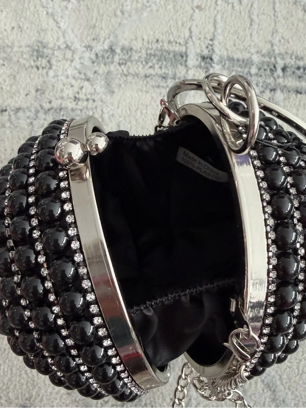 Badgley Mischka spherical beaded